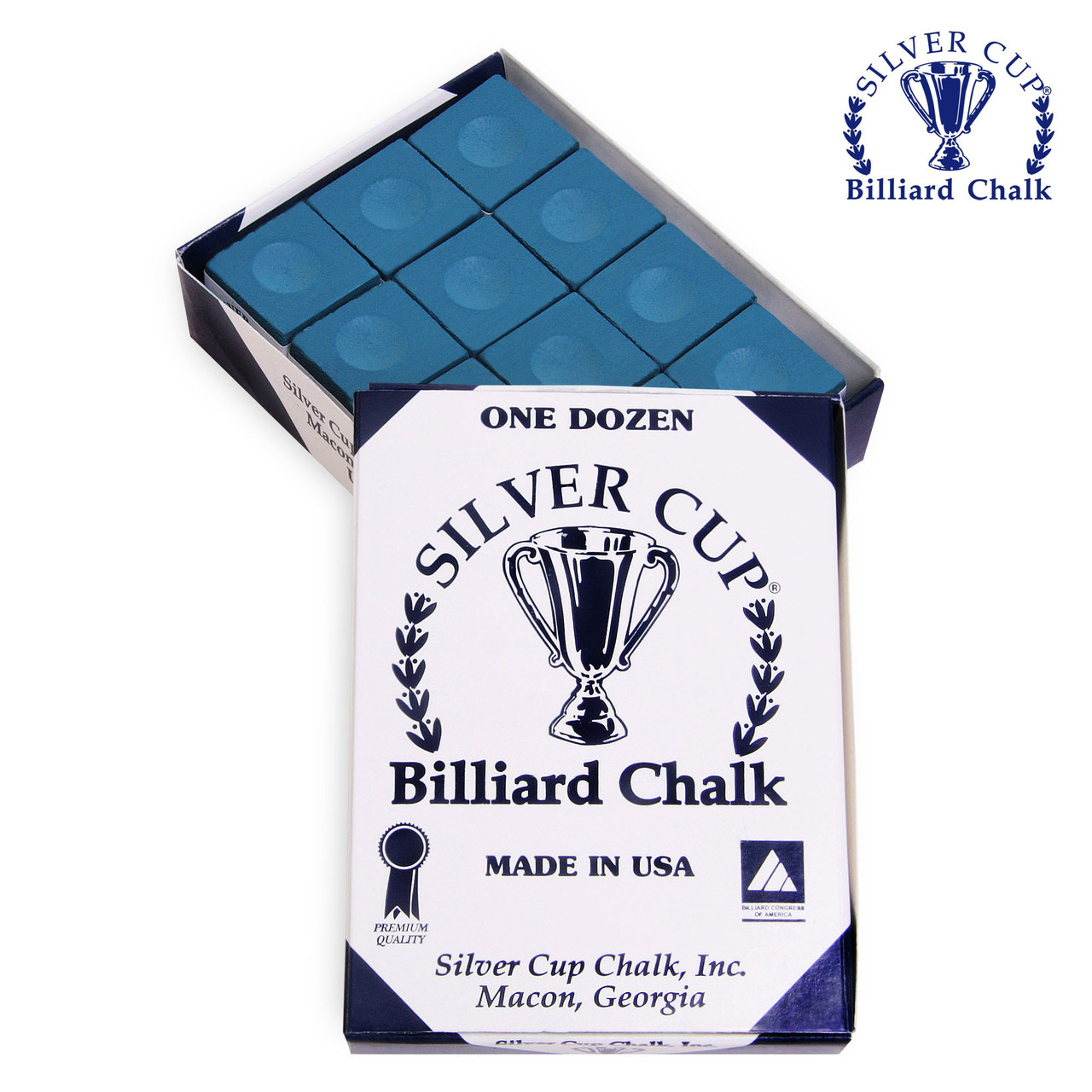 Крейда SILVER CUP BLUE 12шт