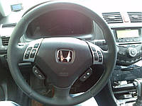 Оплетка на руль Хонда Аккорд (Honda Accord) 2003-2008 из натуральной кожи Vero