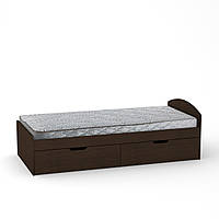 Кровать с ящиками 90+2 венге темный Компанит (94х204х95 см)