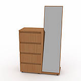 Комод з дзеркалом венге комбі Компаніт (100х45х166 см), фото 3