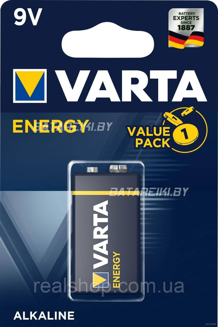 Батарейка Крона VARTA ENERGY 6F22 9V 6LP3146 Alkaline