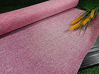 Мешковина декоративная розовая, сетка декоративная льняная 90 см