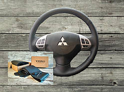 Обплетення без перф Мітсубісі Аутлендер XL (Mitsubishi Outlander XL) 2006-2012 з натуральної шкіри Vero