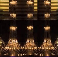 Гірлянда Водоспад 3х2 м 560 LED, колір: тепло - білий