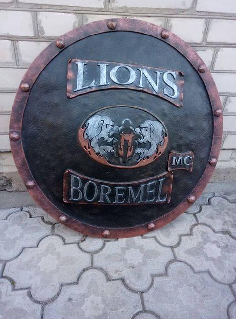 Щит Lions Boremel: Стале Серце Байкерської Дороги, фото 1