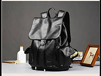 Модный городской черный коричневый офисный деловой мужской рюкзак ранець сумка