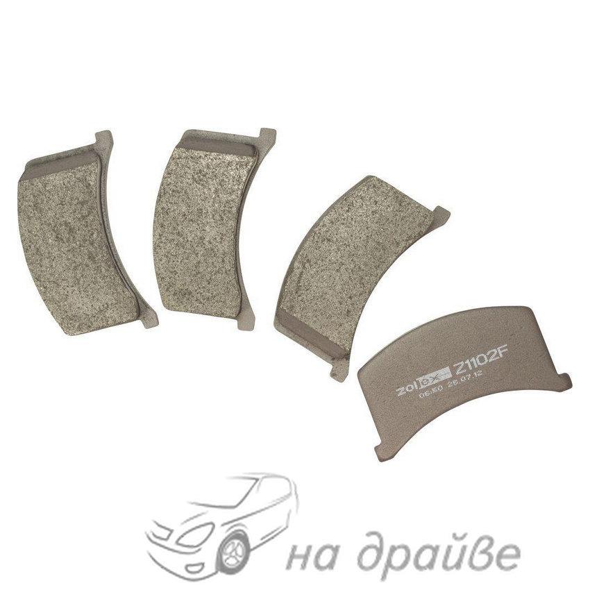 Гальмівні колодки передні ЗАЗ 1102 Таврія Z1102F Zollex