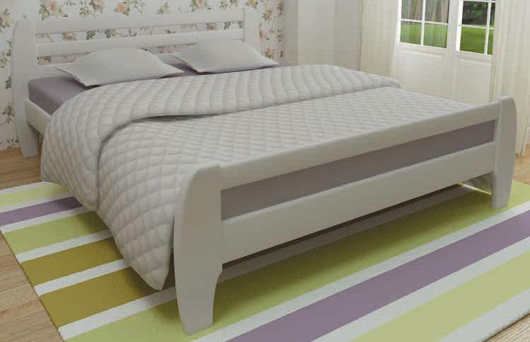 Кровать деревянная Милан 180х200 Mebigrand сосна белая - фото 1 - id-p1079025509