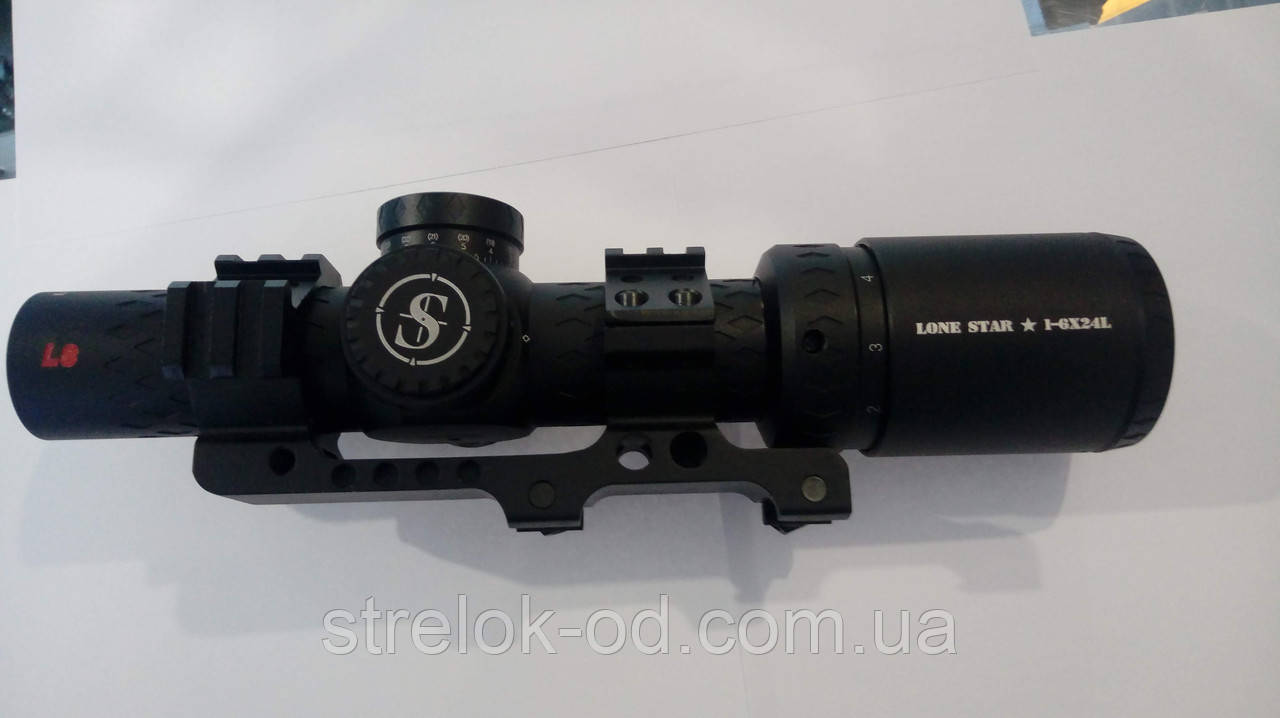 Оптичний приціл Sniper LS 1-6X24WAL загінний, тактичний. можна ставити на АК., фото 1