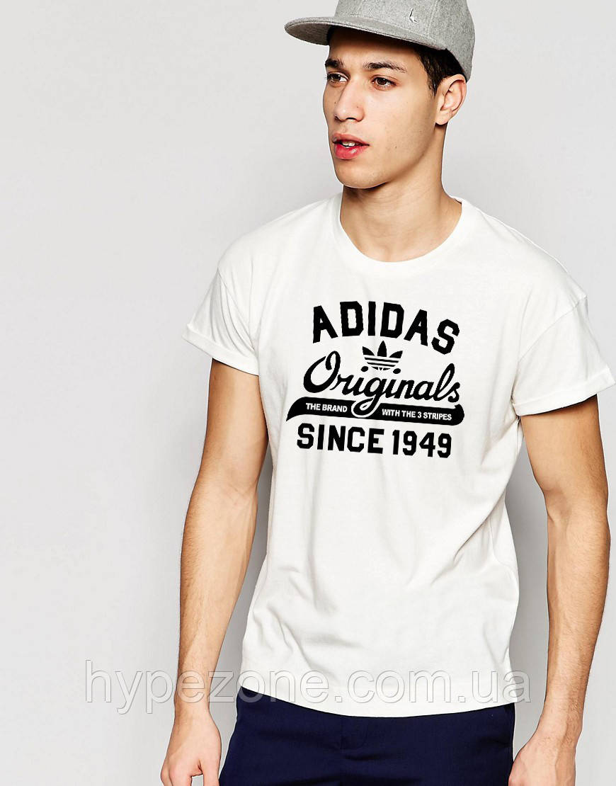 Футболка Адідас | біла Футболка Adidas Original, фото 1
