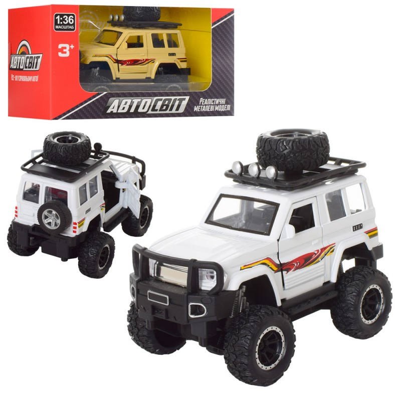 Машинка AS-2039 АвтоСвіт, метал, інер-я, 1:36, 11 см, відчиняються дверцята