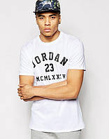 Чоловіча біла Футболка джордан 23 JORDAN 23