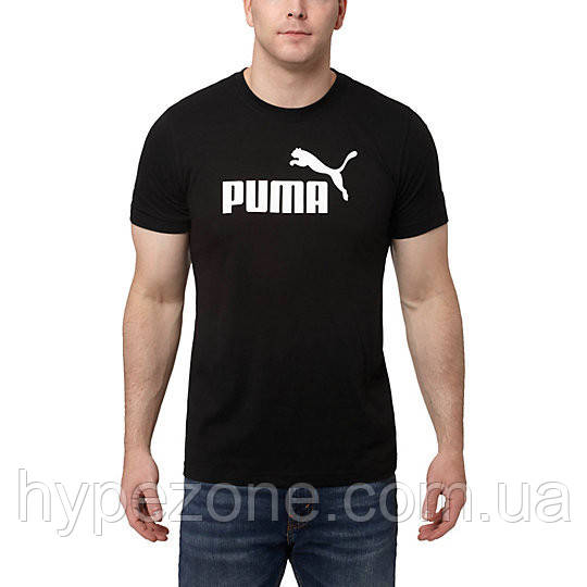 Футболка чорна Puma Classic чоловіча