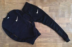 Чоловічий темно-синій спортивний костюм Nike галочка дрібна