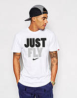 Біла Футболка Чоловіча Найк | Nike JUST FLY Nike Найк
