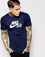 Футболка темно-синя Nike | Найк Air