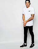 Біла Футболка Nike | Найк біла маленький принт, фото 3