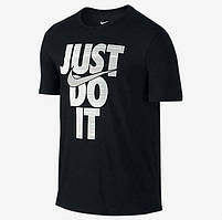 Футболка Nike | Найк чорна Just Do It