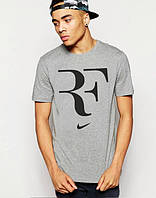 Сіра Чоловіча Футболка Найк | Найк Nike Roger Federer