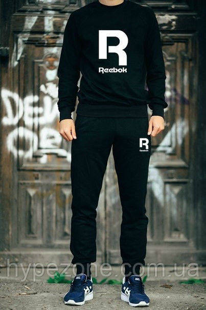 Чоловічий чорний костюм Reebok R