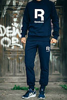 Чоловічий синій спортивний костюм Reebok R велике лого