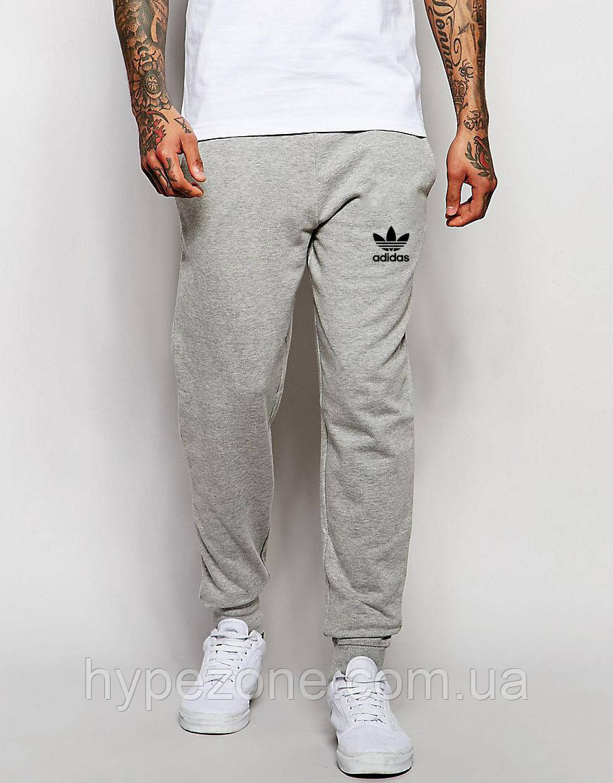 Чоловічі спортивні штани ADIDAS | Адідас сірі OLD