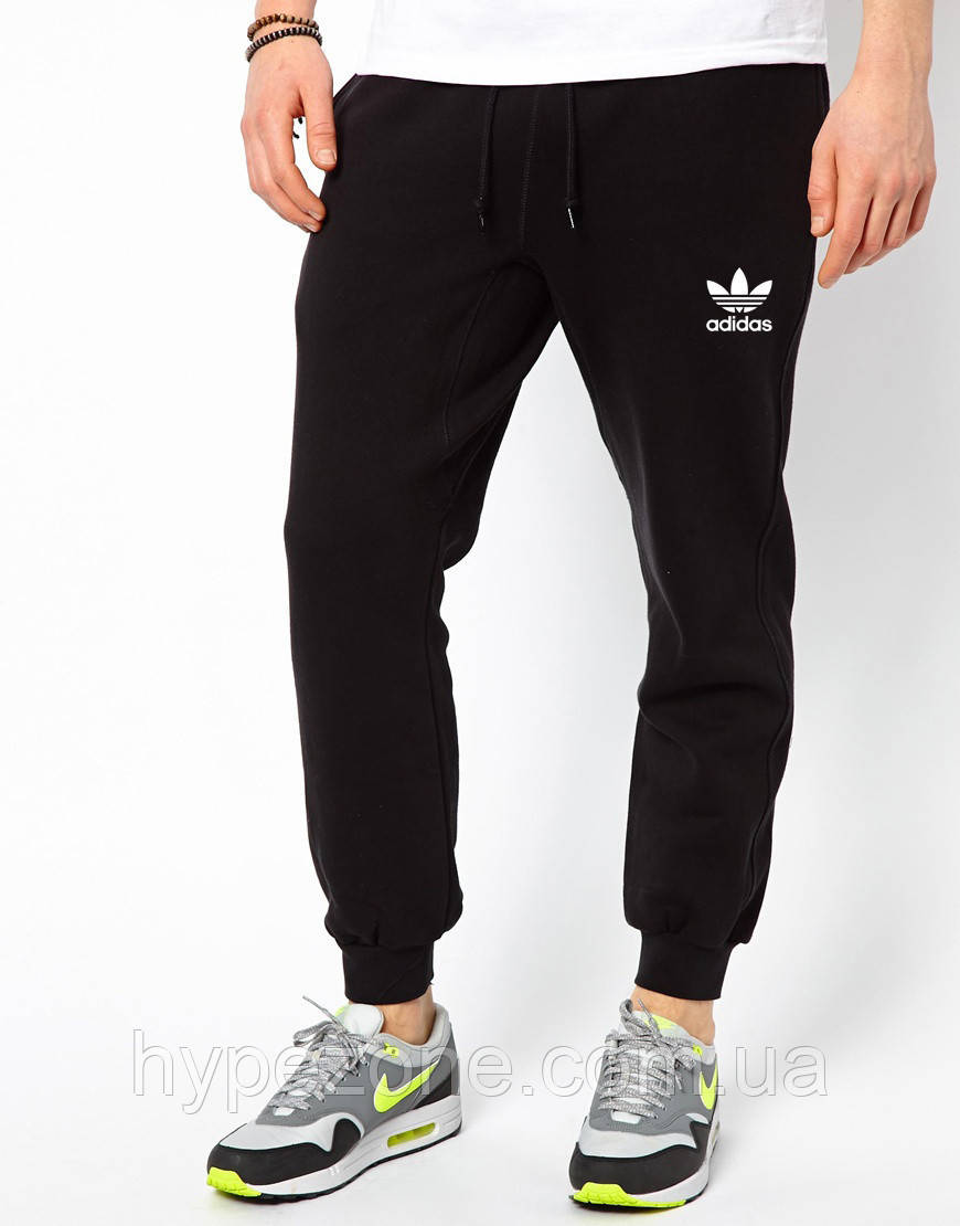 Чоловічі спортивні штани ADIDAS | Адідас чорні OLD