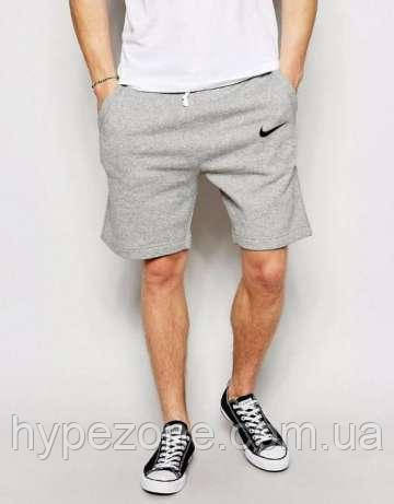 Шорти з логотипом Найк ( Nike ( Найк ) ) сірі трикотажні