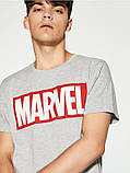 Чоловіча біла Футболка MARVEL МАРВЕЛ, фото 2