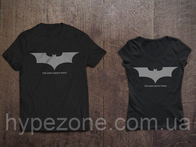Чоловіча чорна Футболка Бетмена Темний лицар Batman