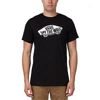 Чоловіча чорна Футболка VANS off the wall" У стилі Vans""