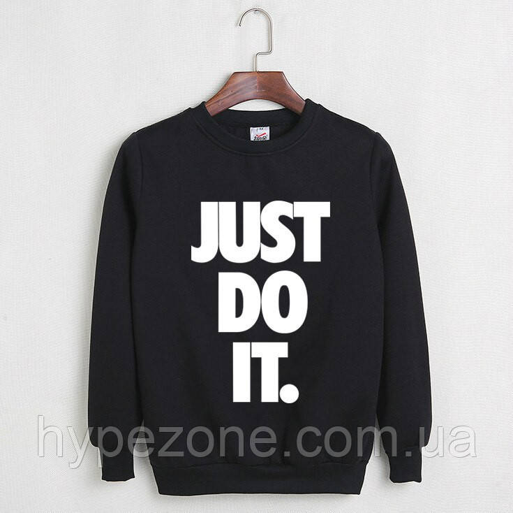 Світшот чорний Nike ( Найк ) Just Du It
