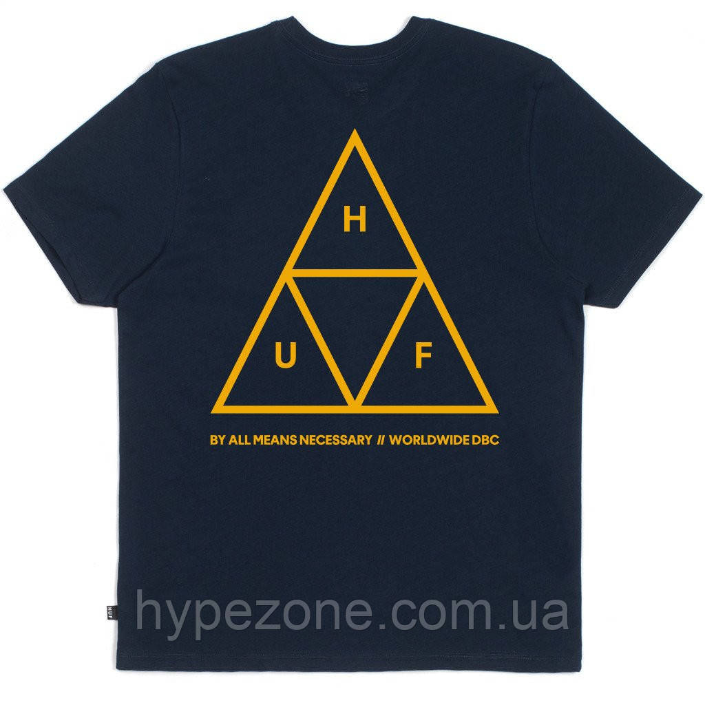Футболка чорна HUF WORLDWIDE DBC чоловіча