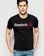 Чоловіча чорна футболка Reebok Рібок чорна