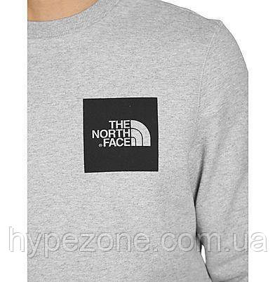 Світшот сірий THE NORTH FACE ( Норт Фейс )