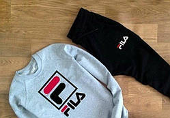 Спортивний костюм FILA ( сірий ) Велике лого