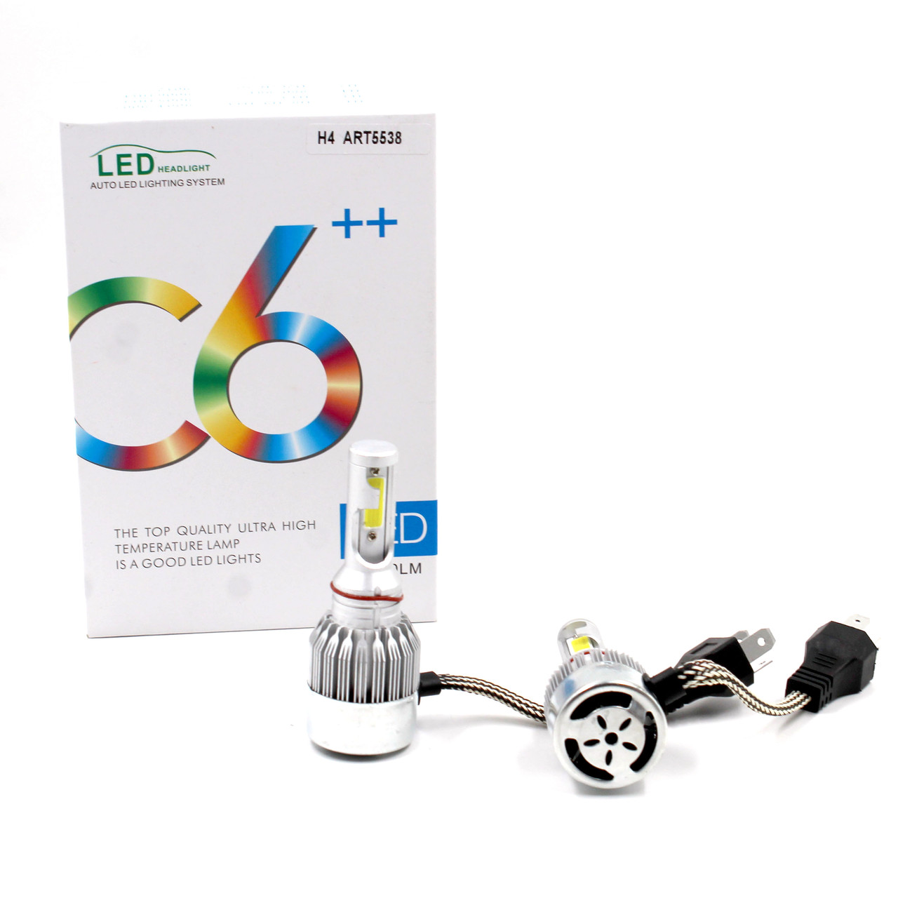 Комплект LED ламп C6 H4, фото 1