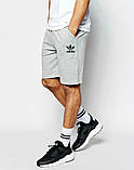 Шорти Adidas ( Адідас ) сірі старий значок, фото 3