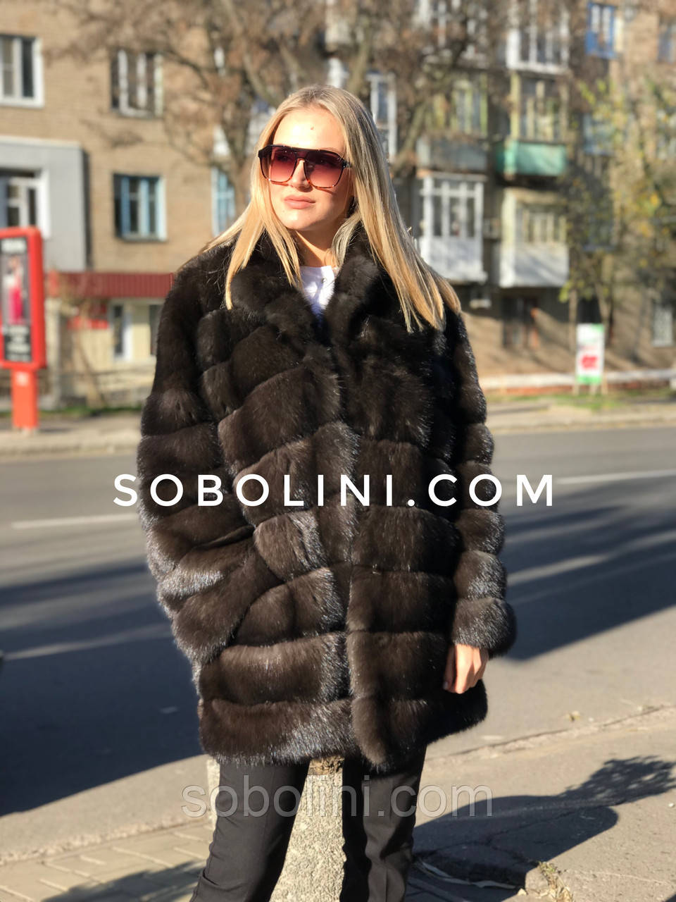 Шуба із соболю Баргузин, в наявності