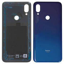 Задня панель корпусу (кришка акумулятора) для Xiaomi Redmi 7 Синій