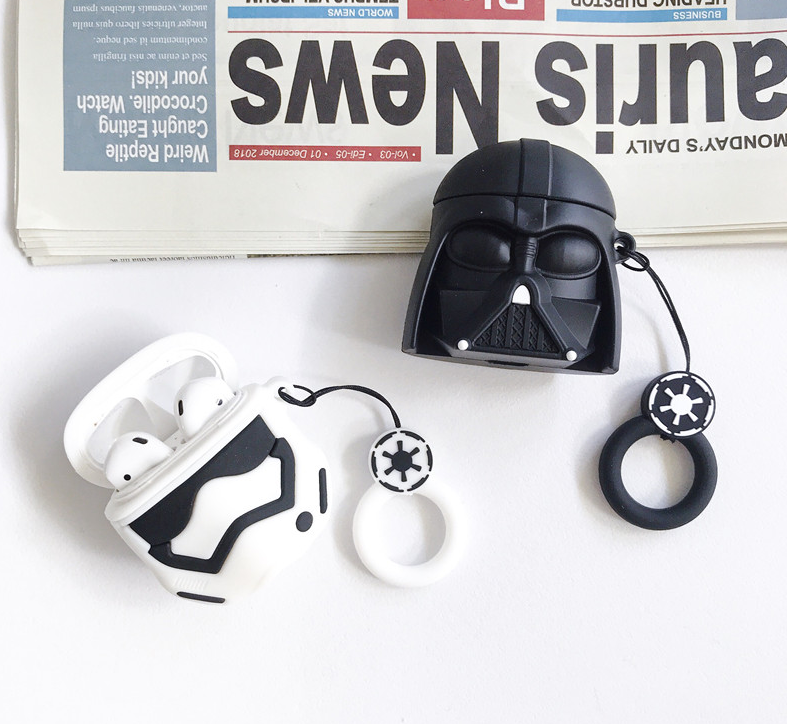 Силиконовый 3D чехол Stars Wars для наушников AirPods - фото 3 - id-p1079504126