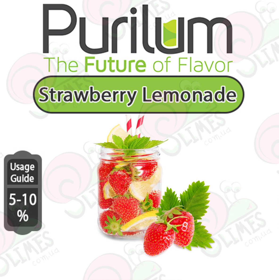 Ароматизатор Purilum - Strawberry Lemonade (Полуничний лимонад)