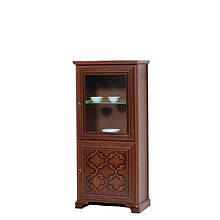 Вітрина одинарна Вар.3 у вітальню ДСП/МДФ Афіна Скай