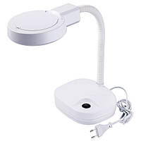 Лампа-лупа настільна ZD-122 90 мм (3х/8х) люмінесцентна