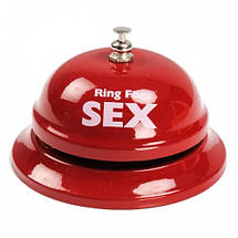 Дзвінок для сексу Ring for sex настільний для рецепції еротичний подарунок, фото 3