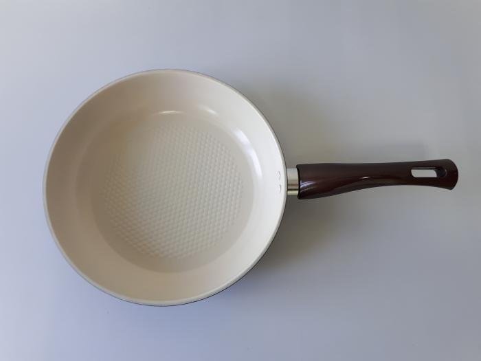 Сковорода для жарки с антипригарным керамическим покрытием без крышки D 27 cm H 6 cm L 46 cm - фото 3 - id-p438599062