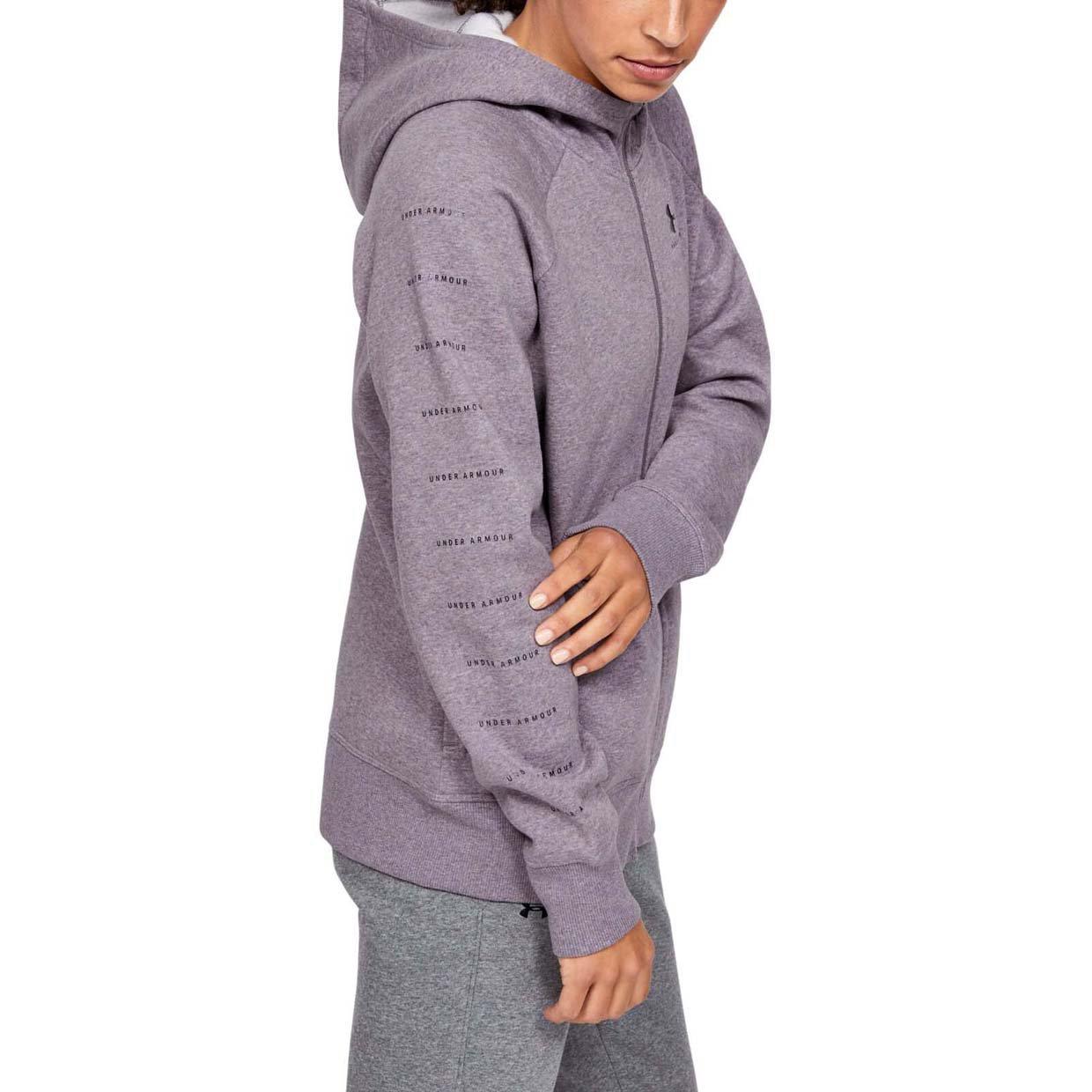 Толстовка Under Armour Rival Fleece Sportstyle Lc Sleeve Graphic (Women) Артикул 1348559-033 - фото 4 - id-p1079560712