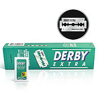 Леза для безпечної бритви Derby Extra (100 лез)