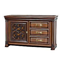 Тумба під телевізор 1,37 у вітальню ДСП/МДФ Гранда Скай