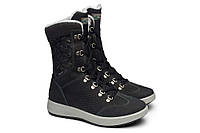 Женские зимние ботинки Grisport 43609 , высокие, чёрные.